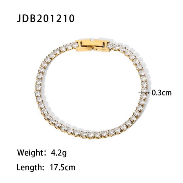 European And American Stainless Steel Bracelet For Women - Image 2