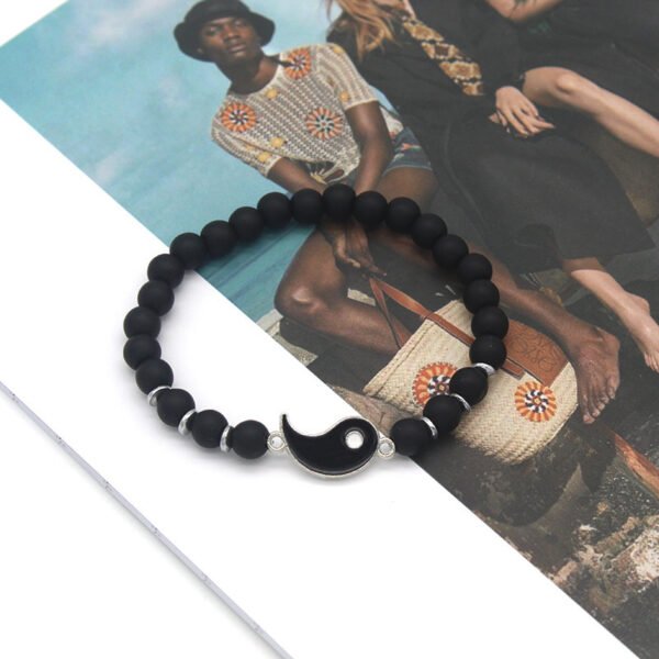 Yin Yang Bagua Natural Stone Best Friend Bracelets - Image 2