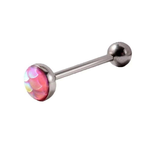 Unisex Fish Scale Gradient Tongue Piercing - Image 9