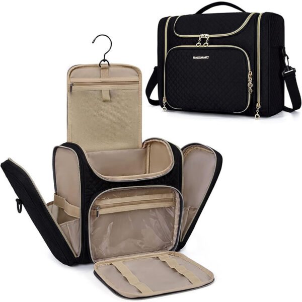 Women's Waterproof Large Capacity Plaid Travel Bag - Image 3