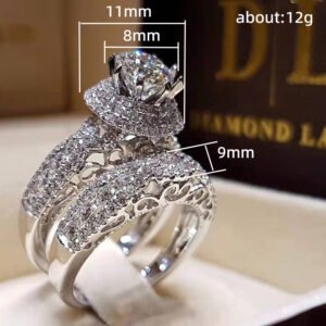 Women’s luxury couple ring