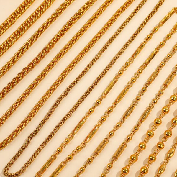 Personality Simple Titanium Steel No Fading Snake Bones Chain - Image 2