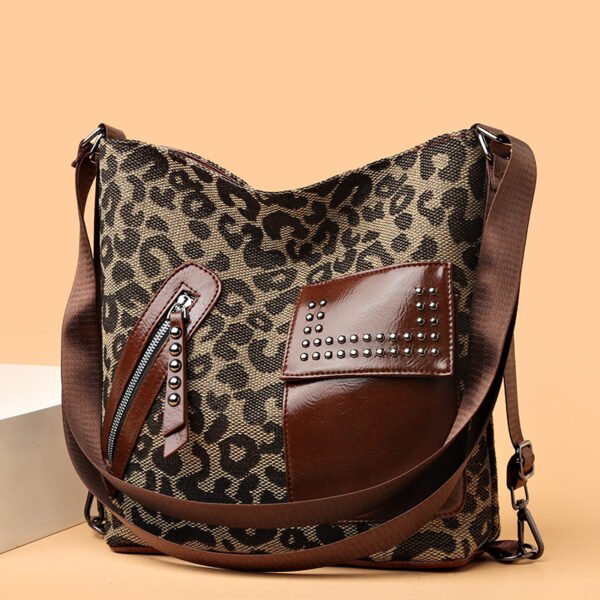 Houndstooth Leopard Backpack