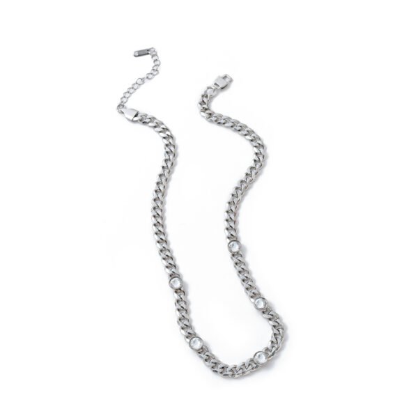 Unisex Gold-Plated Titanium Steel Hip-Hop Bracelet Necklace - Image 5