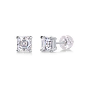 Square Moissanite Pendant