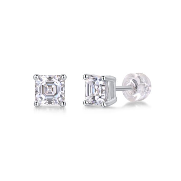Square Moissanite Pendant
