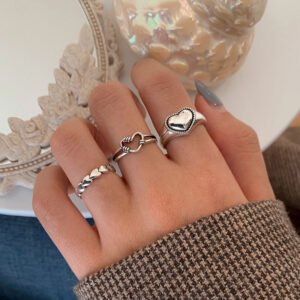 Hollow Love Open Ring