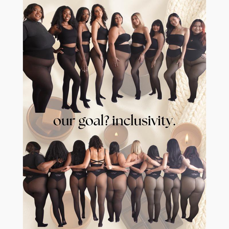 Winter Translucent Stitching Leggings - Image 10