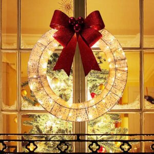 LED Christmas Wreath