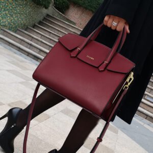 Wine Red Crossbody Handbag