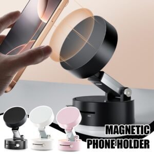 Magnetic Vacuum Car Phone Holder