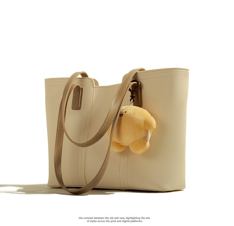High-Grade Large Capacity PU Commuter Tote - Image 2