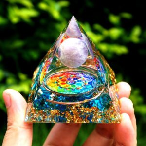 Crystal Pyramid Ornament