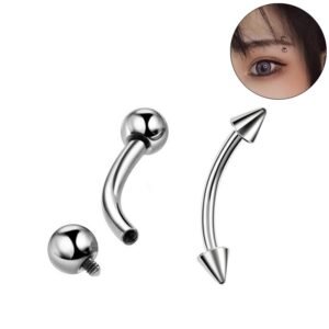 Titanium Eyebrow Ring