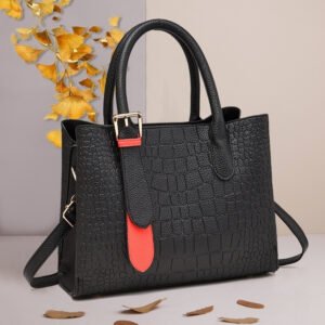 Crocodile Pattern Shoulder Bag