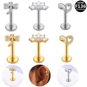 Dragonfly Labret Piercing