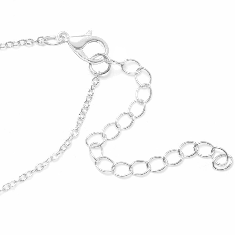 Custom Engraved Lettering Pendant Necklace – Titanium Steel Geometric Charm - Image 10